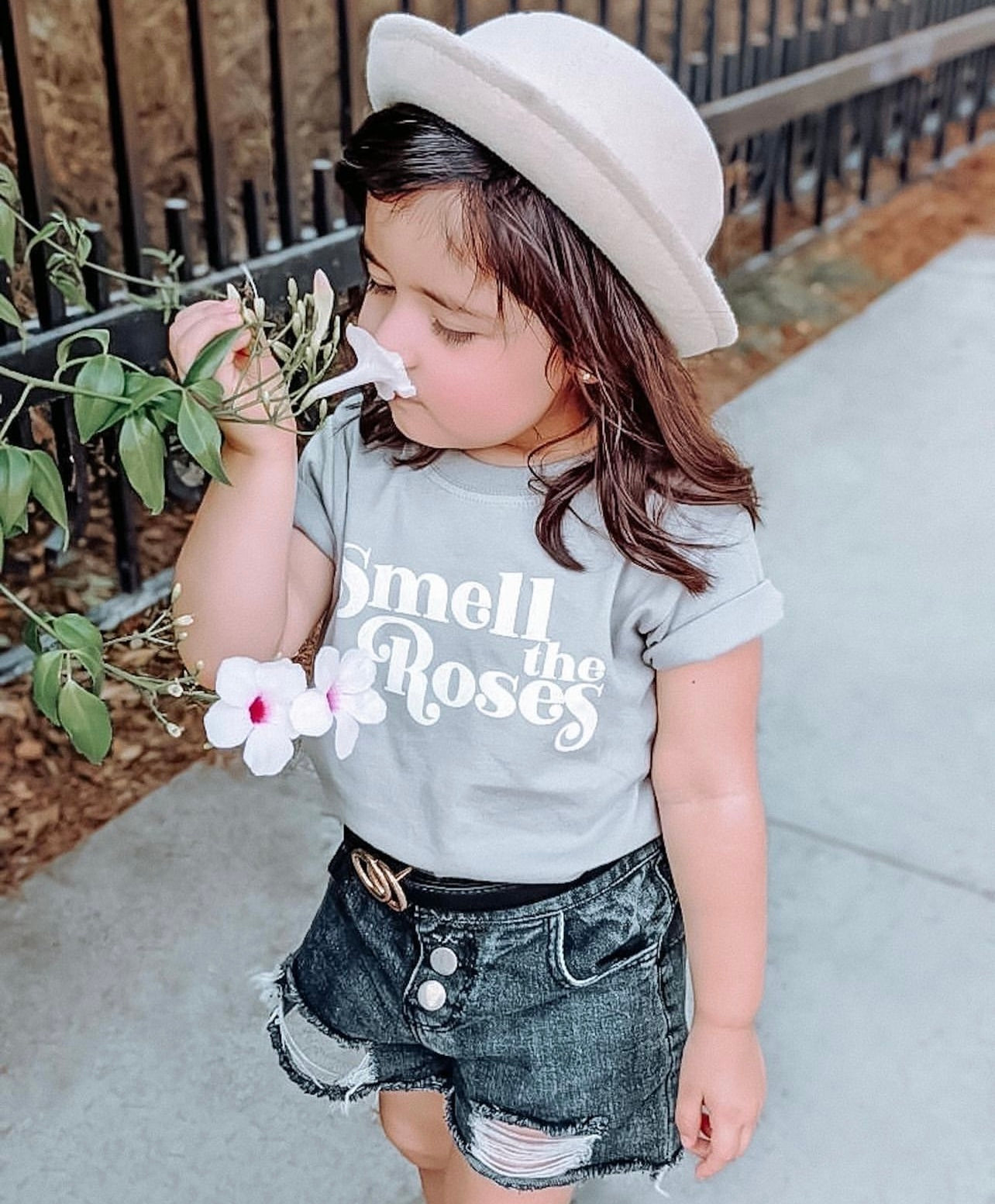 Smell The Roses Toddler Tee