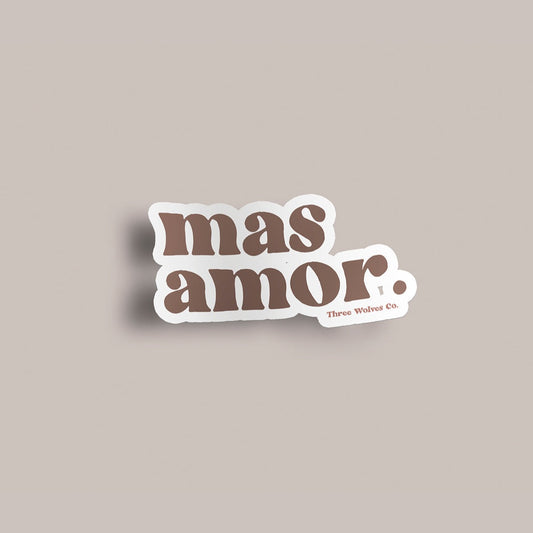 Mas Amor Sticker